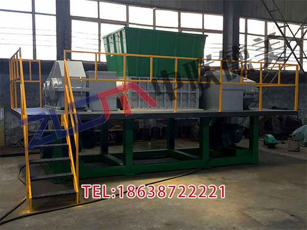 青海移动式塑料撕碎机视频观看